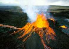 Am Kilauea Vulkan